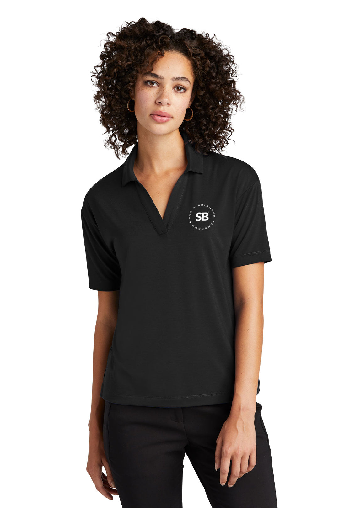 Ladies Stretch Jersey Polo