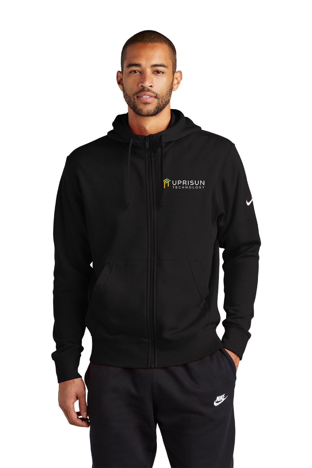 Club Fleece Sleeve Swoosh Full-Zip Hoodie