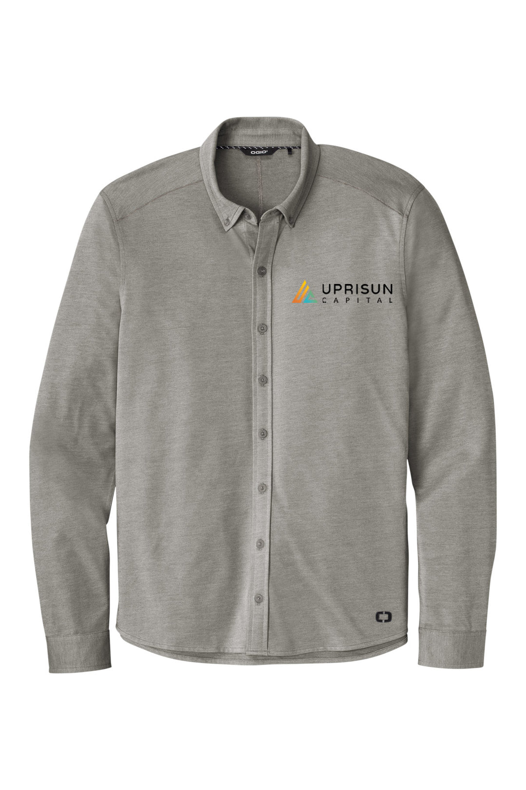 Code Stretch Long Sleeve Button-Up