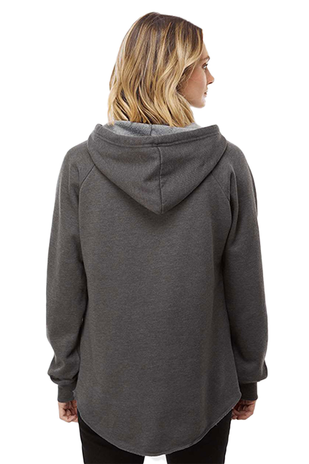 Ladies Lightweight California Wave Wash Hooded Sweatshirt