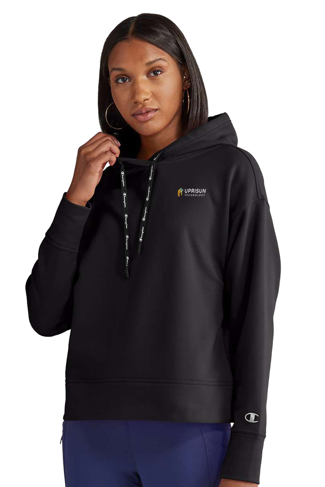 Ladies Sport Hooded Sweatshirt