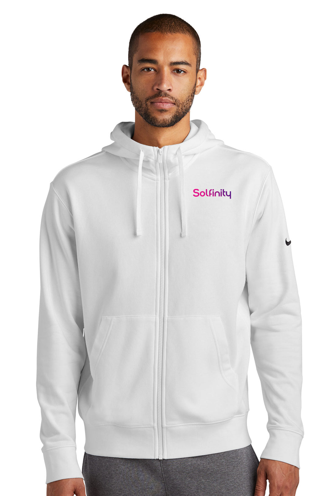 Club Fleece Sleeve Swoosh Full-Zip Hoodie